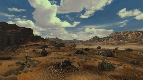Zdobądź realistyczne pustynie za pomocą Nevada Skies Mod, jeden z najlepszych nowych modów Vegas