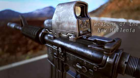 אחד המודעות הטובות ביותר של Fallout New Vegas הוא כלי הנשק של ה- New Milenia Mod המציג תותחים מודרניים חדשים