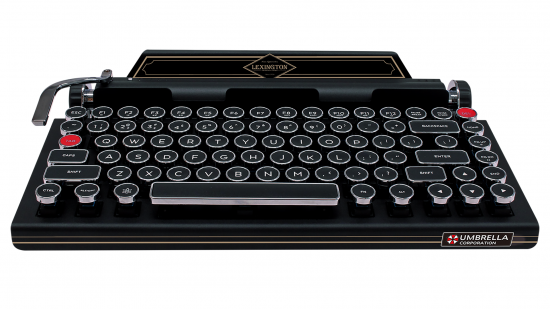 Resident Evil RE2 typewriter mechanical keyboard