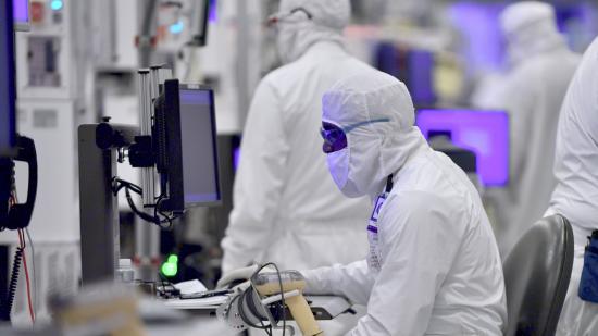 Intel manufacturing floor