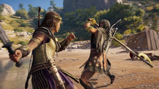 Assassin's Creed Odyssey Shadow Heritage combat