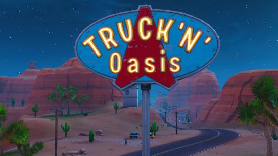 Fortnite truckers oasis location