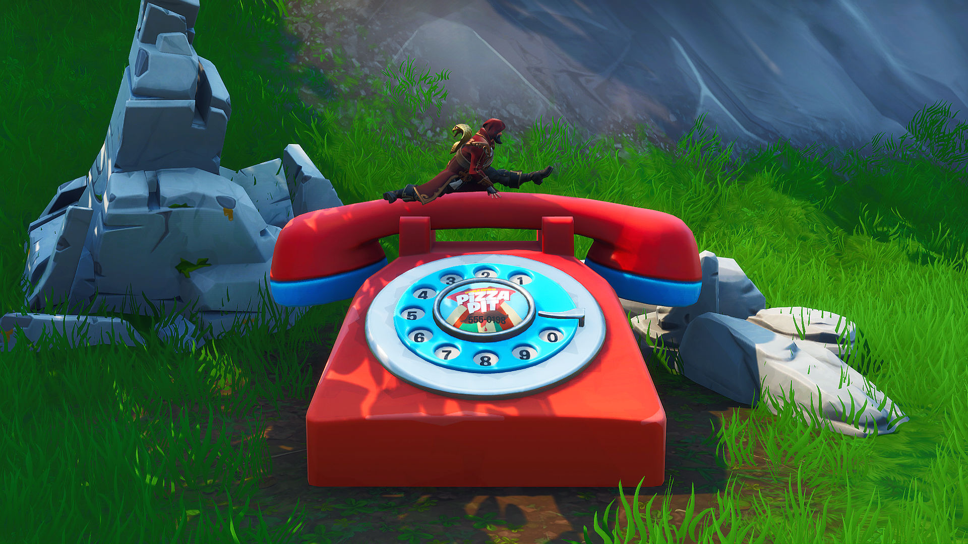 Fortnite Dial Pizza Pit Number Big Telephone Location Guide Pcgamesn