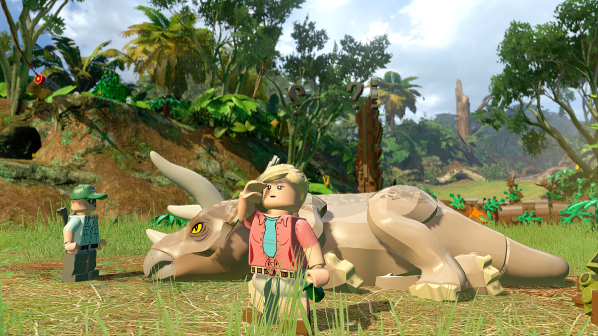 Lego Ellie Satler في واحدة من أفضل ألعاب الديناصورات ، Lego: Jurassic World