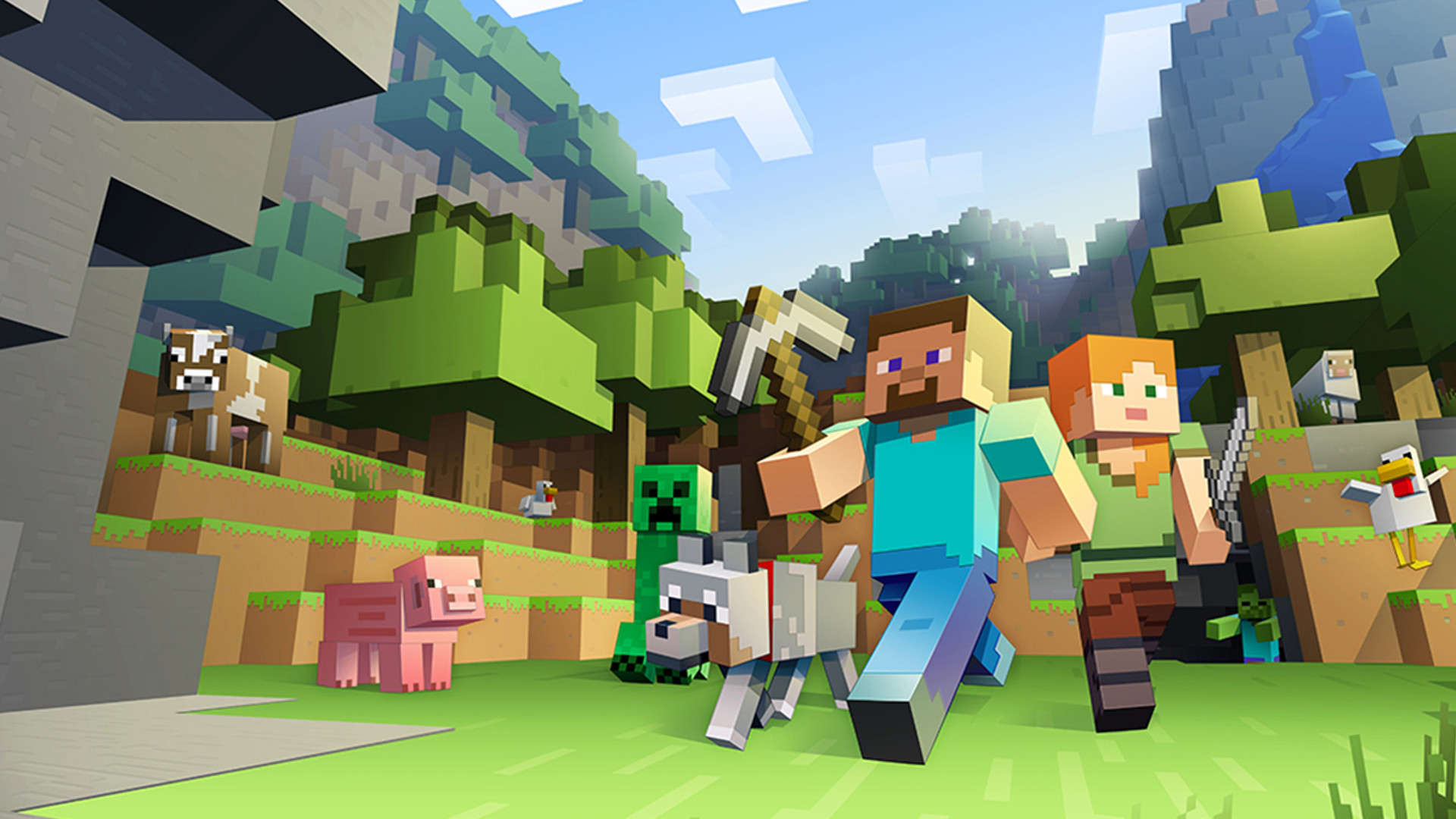 Ineenstorting Praten tegen In de omgeving van You can finally play Minecraft with your friends on PS4 | PCGamesN
