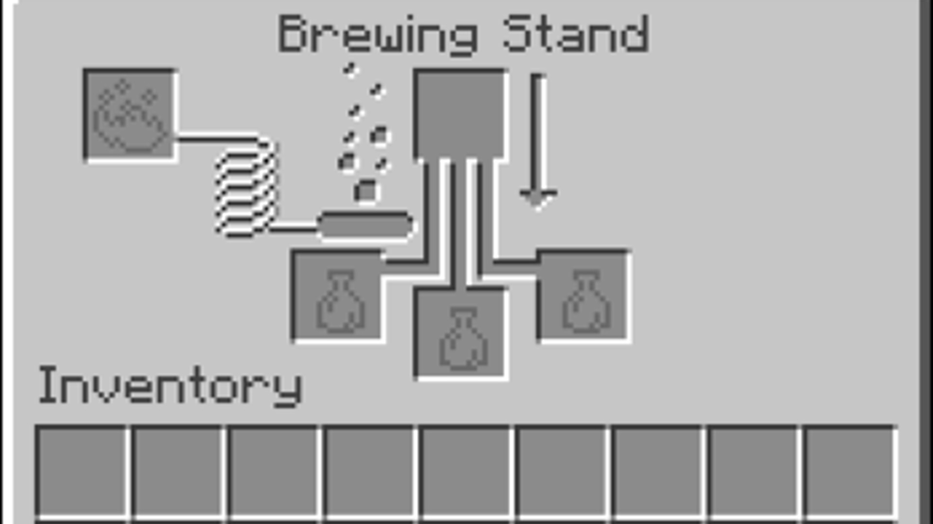 Soporte de elaboración de cerveza de Minecraft