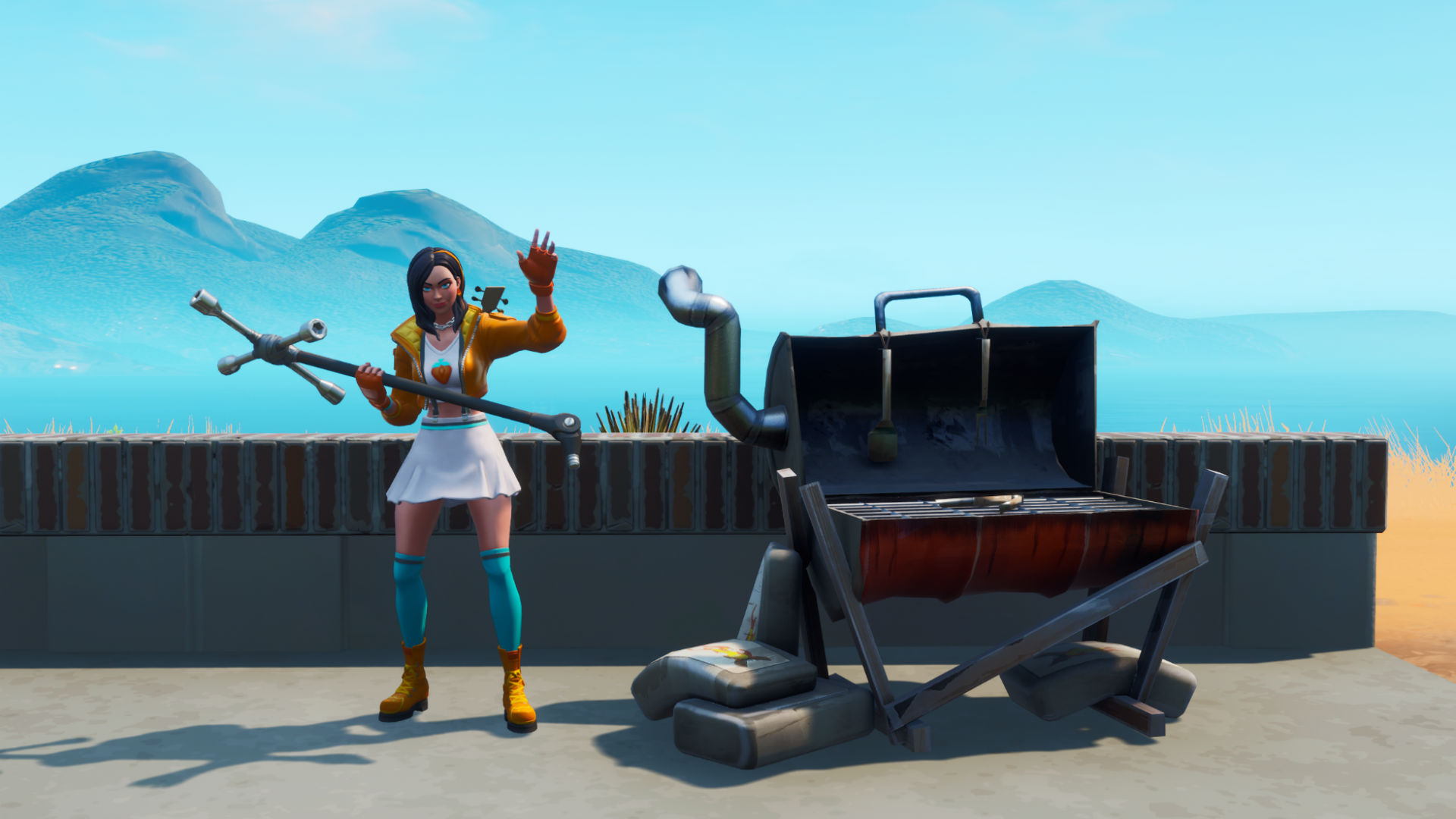Fortnite where to destroy grills with the Low Slow harvesting tool in Fortnite | PCGamesN