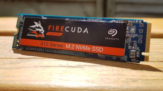 The Seagate Firecuda 510 NVMe solid state drive
