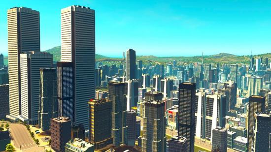 Skyscrapers in Cities: Skylines.