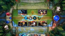 Best free PC games: Legends of Runeterra. Image shows the card game in progress.