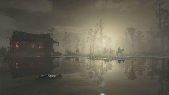 An atmospheric boat house