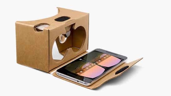 best VR headset: Google Cardboard on white backdrop