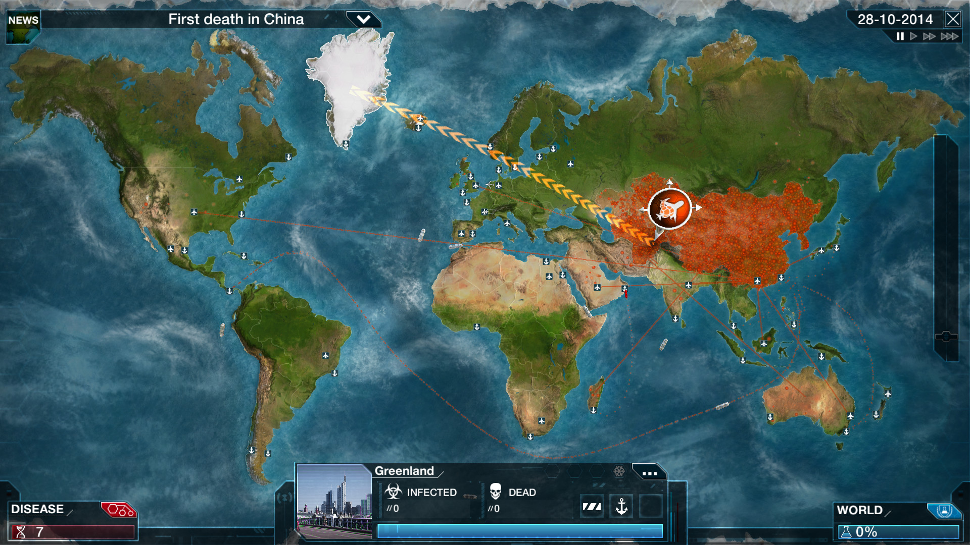 Online games: A deadly disease claims a victim in Plague Inc,.