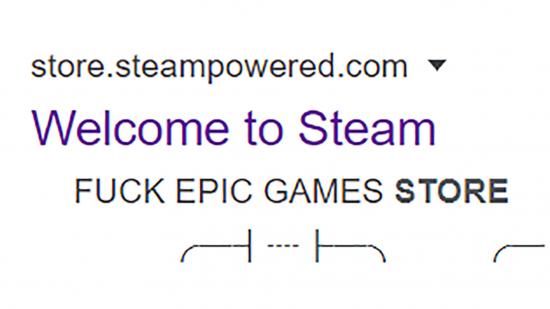 Steam f*ck Epic Games Store