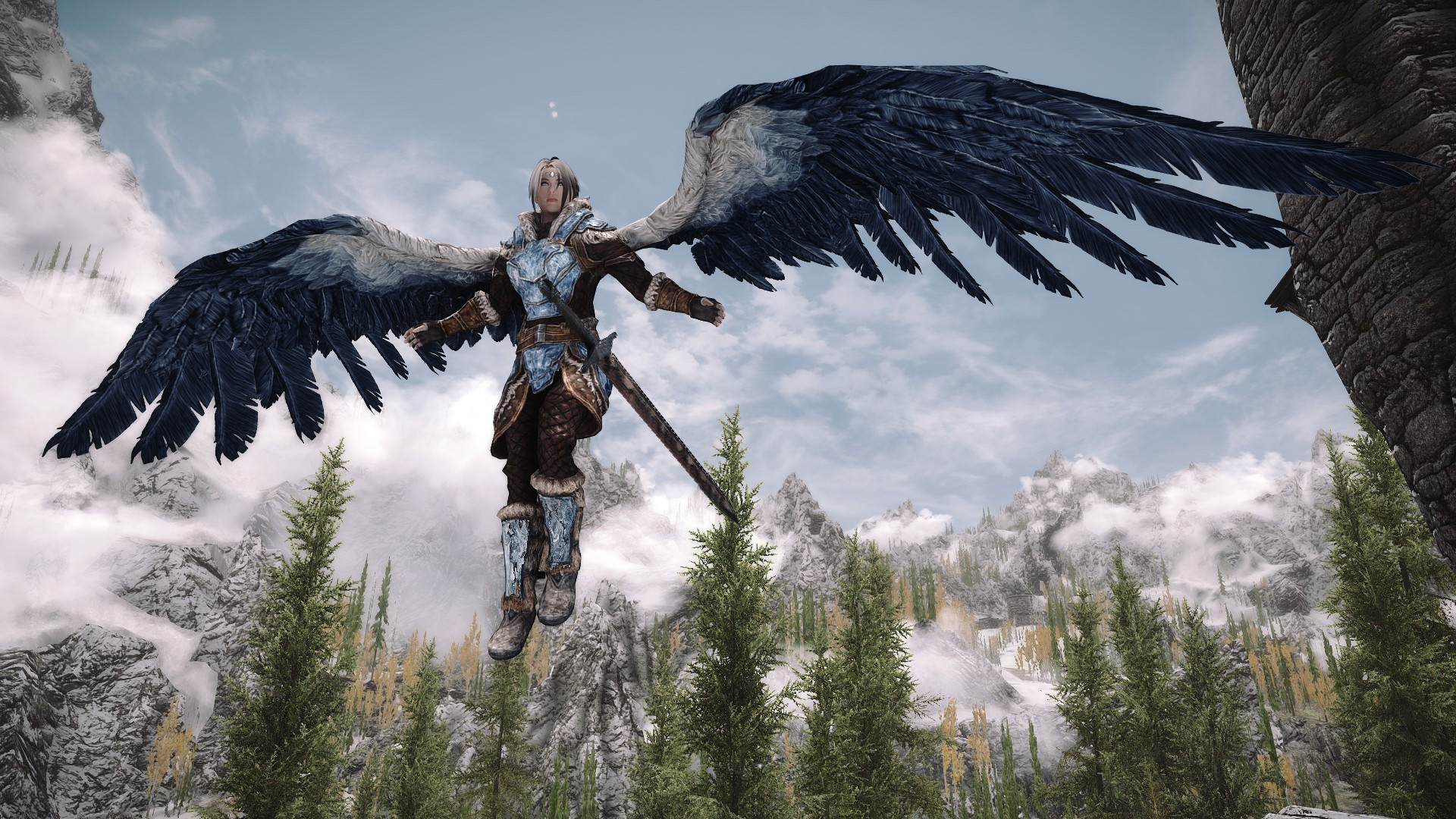 These Skyrim mods let you grow wings and fly over the skies of Tamriel |  PCGamesN