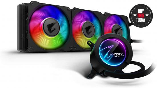Gigabyte RGB LCD liquid cooler AIO
