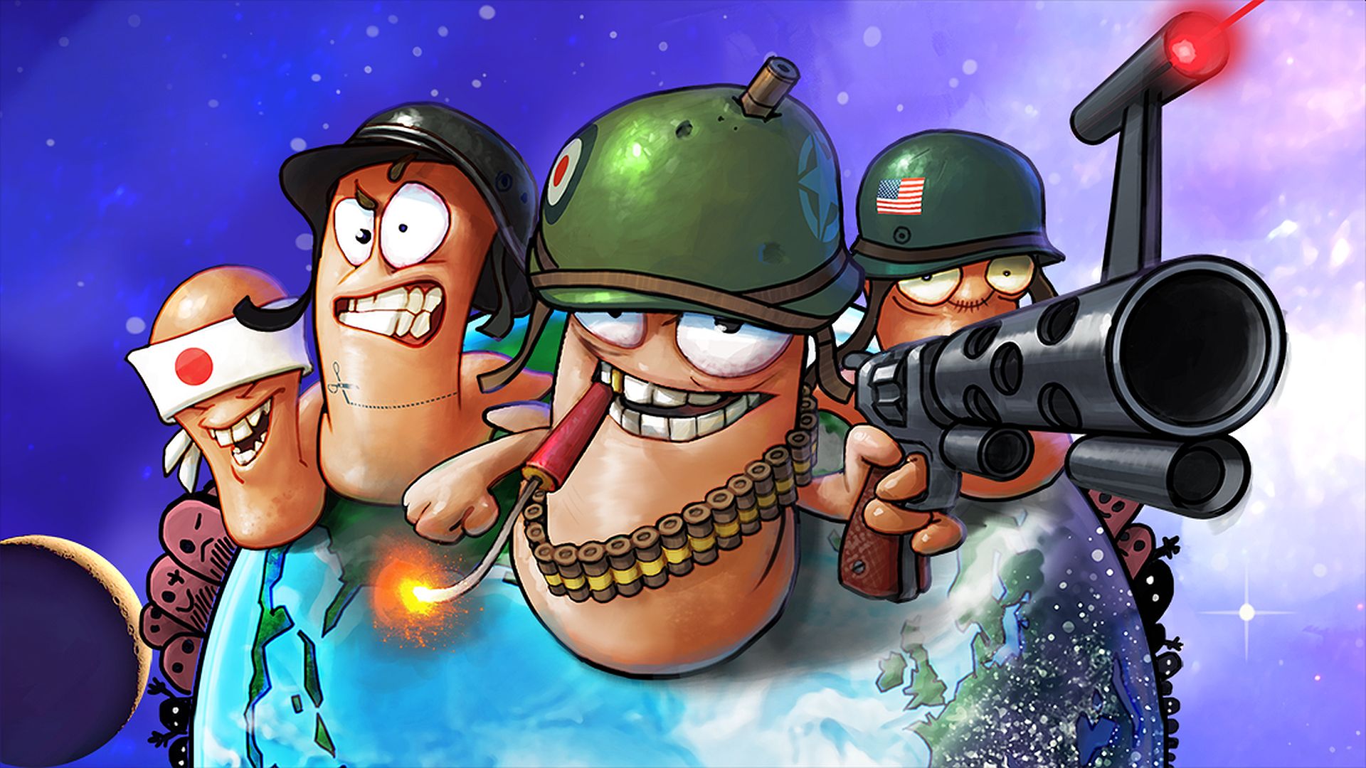 worms shooting game