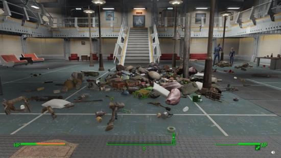 Fallout 4 mod - collection of random loot lying on the floor