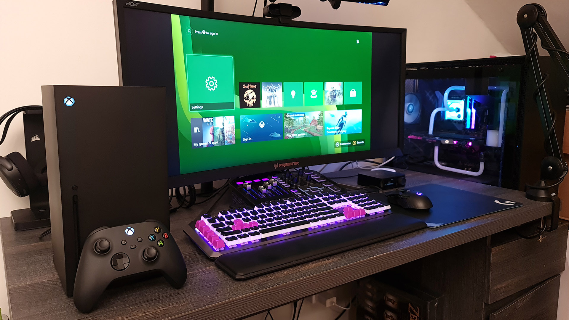 This $1000 Console Gaming Setup is PERFECT for Xbox Series X and  Playstation 5 