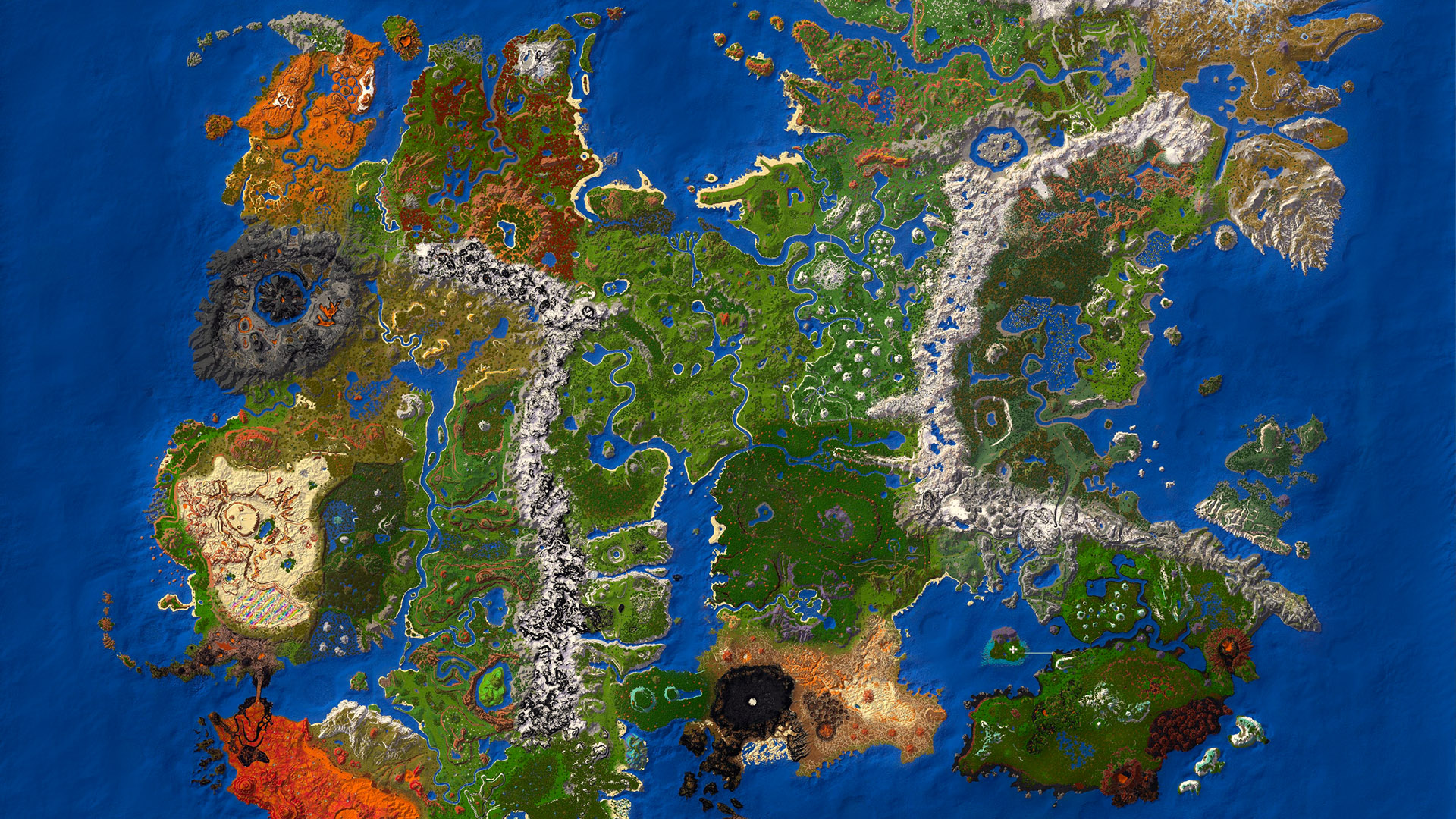 Limited World Survival Minecraft Map