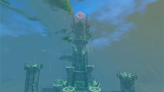 The tower of LOTR villain Sauron rebuilt in Valhiem