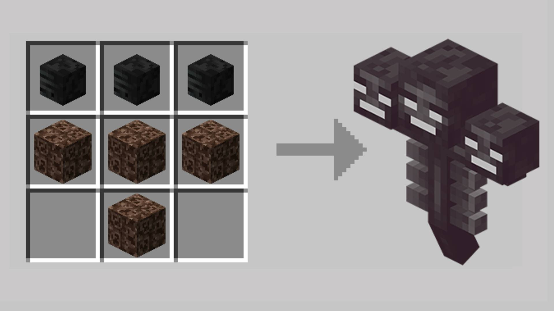 Minecraft Wither Boss Face