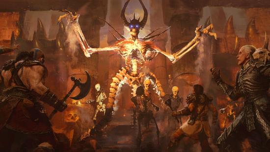 Mephisto takes on several Diablo 2 heroes