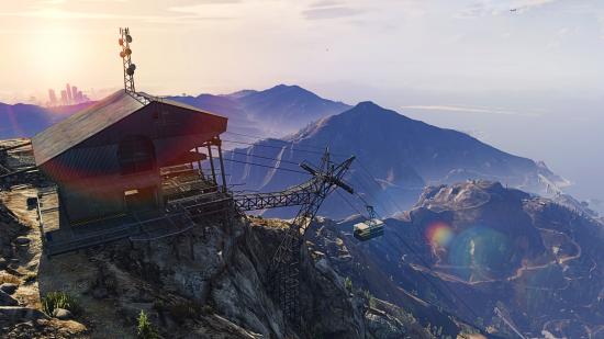 A popular parachuting location in Los Santos in GTA Online