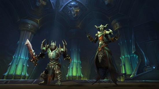Two enemies in WoW Shadowlands' Torghast dungeon