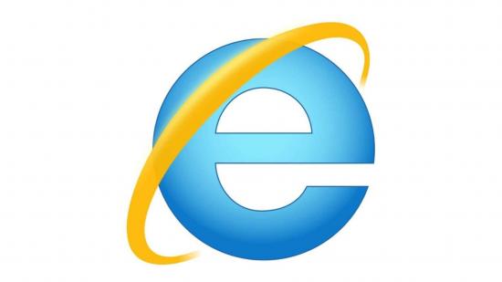 Internet Explorer's blue 'E' logo with an orange flash