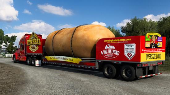 American Truck Simulator's in-game take on the Big Idaho Potato