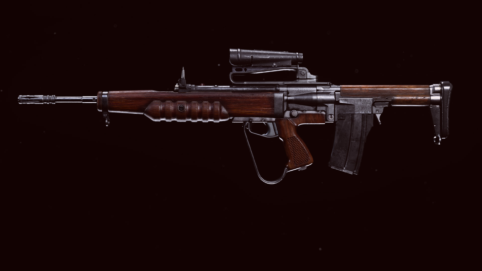 רובה התקיפה של EM2 המוצג ב- Call of Duty Warzone
