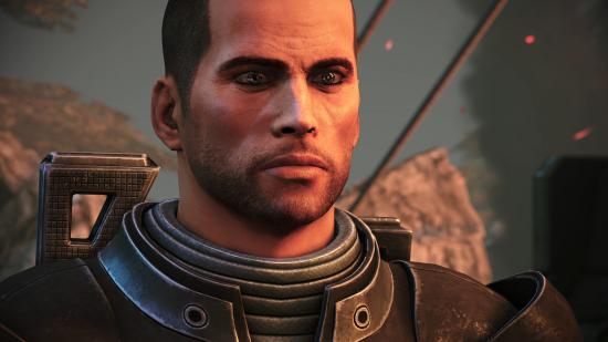 Shepard stands ready to make Paragon choices in Mass Effect: Legendary Edition, same as always