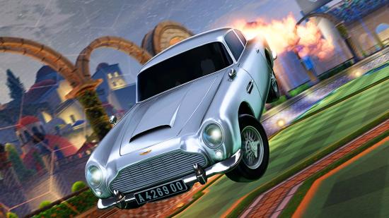James Bond's Aston Martin in Rocket League