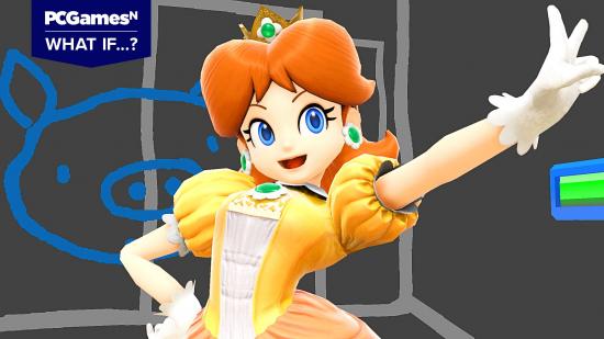Daisy from Super Smash Bros if Nintendo games came to PC like PlayStation, Sega, or Xbox