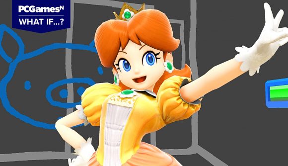 Daisy from Super Smash Bros if Nintendo games came to PC like PlayStation, Sega, or Xbox