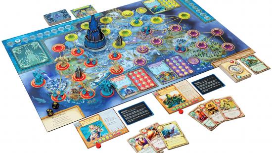 World of Warcraft's Pandemic board game spin-off all set out