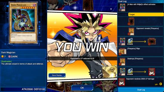 A Yu-Gi-Oh Duel Links match - fans hope that a Master Duel game is coming soon