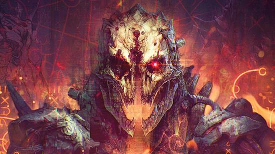 Demon artwork from Doom strategy game Jupiter Hell