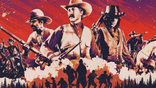 Key art for Red Dead Online's new Call to Arms survival mode