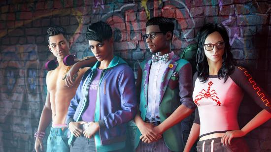The fresh cast of the Saints Row soft reboot