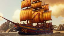 The new Borderlands-themed ship set in Sea of Thieves
