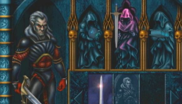 An equipment menu in Blood Omen: Legacy of Kain
