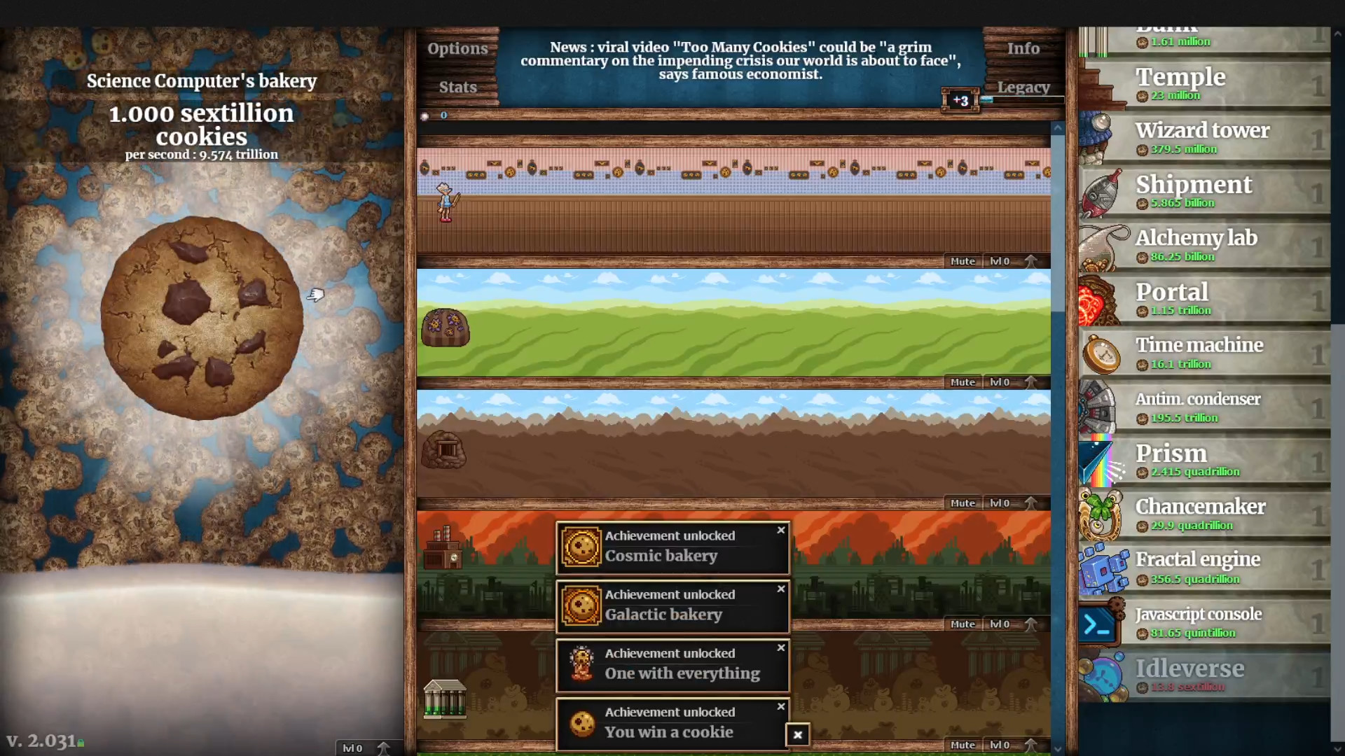 Cookie Clicker Patched On Steam To Help Cheats Work Better