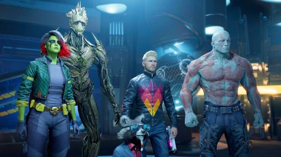 The cast of Square Enix's Marvel's Guardians of the Galaxy game