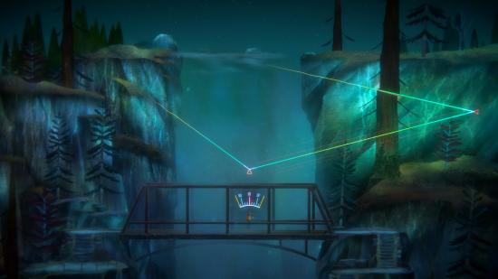 Dialing in a mysterious signal on a bridge in Oxenfree 2