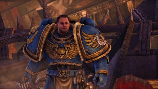 Ultramarine Captain Titus in Warhammer 40K: Space Marine