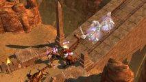 Fighting scorpions in Titan Quest: Anniversary Edition