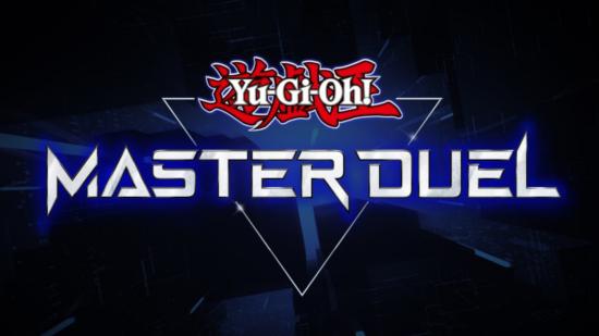 The logo for Yu-Gi-Oh: Master Duel