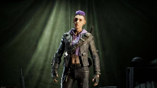 Karlee is one of the four unlockable cleaners in Back 4 Blood. She is a punk wearing leather clothes and has a butterfly tattoo on her neck.